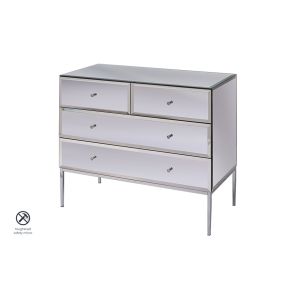 Stiletto Toughened Mirror Chest of Drawers