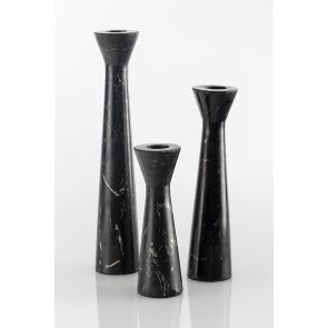 Terza Candle Holders Black 