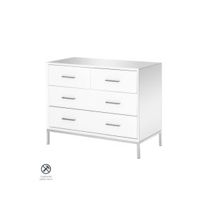 Trio White Chest of Drawers