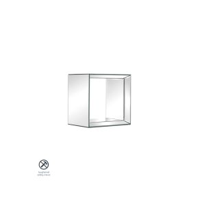 Uno - Mirrored Square Wall Shelf 