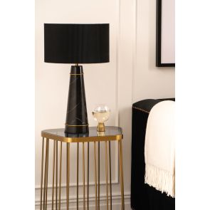 Valencia Table Light Black/Brass 