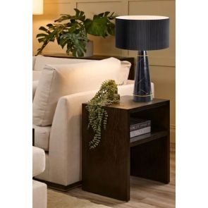 Valencia Lampada da tavolo Nera/Ottone