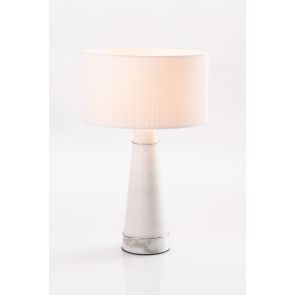 Valencia Table Light White/Silver 