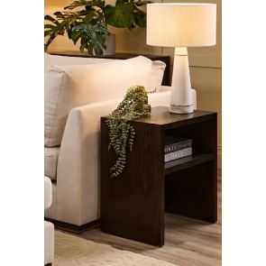 Valencia Lampada da tavolo - Bianca/Argento