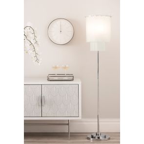 Veil Vloerlamp Zilver 