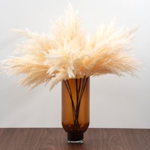 Grand vase en verre - Ambré