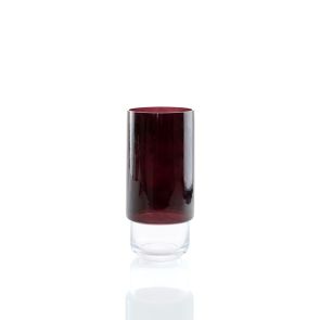 Medium Crimson Glass Vase 