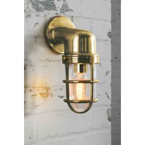 Tristan Lampada da parete industriale - Ottone