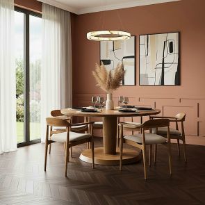 Sia Eettafel Kastanje 6-8 personen