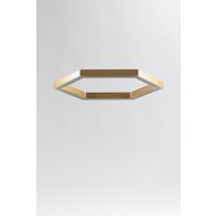 Alveare Lampadario a Led - Ottone