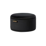 Aria Ottomana salvaspazio - Nera - Ottone e Argento 
