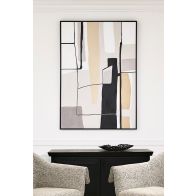Brownstone Zwei - Handgemalte Wandkunst
