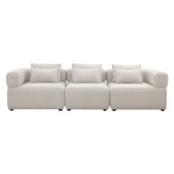 Beck Three Seat Sofa – Parchment 