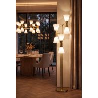 Camille Vloerlamp Messing 