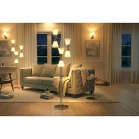 Camille Lampadaire en chrome