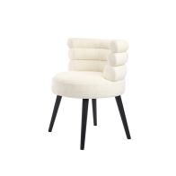 Cooper Dining Chair - Ivory Chenille