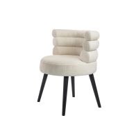 Cooper Silla de comedor - Chenilla topo claro