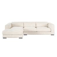 Dolce Sofá rinconero de mano izquierda - Lino Natural