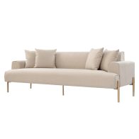 Duke Three Seat Sofa – Limestone