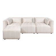 Essen Hörnsoffa 3-sits – Ivory Chenille
