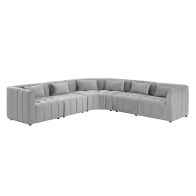Essen Grosses Ecksofa – Taubengrau