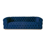 Frankfurt 3-Sitzer Sofa - Marineblau