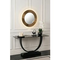 Solar Flare Wall Mirror Gold