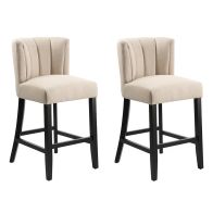 Hatfield Set de 2 tabourets de comptoir - Limestone