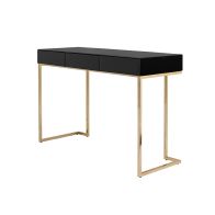  Lorenzo Black Glass Console Table