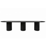 Ophelia Black XL Dining Table