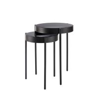 Orion Set Bijzettafeltjes Zwart