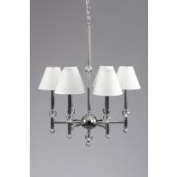 Paloma 6-Armige Hanglamp Kristal