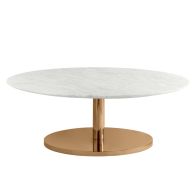 Parker Table basse en laiton