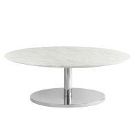 Parker Table basse en argent