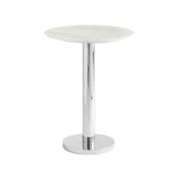 Parker Table d'appoint en argent