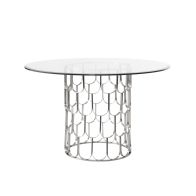 Pino Mesa de Comedor de 4-5 plazas en Plata