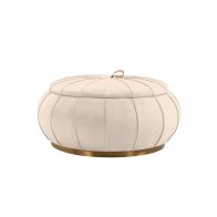 Pumpkin Coffre ottoman - Craie