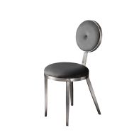Ravello Eetkamerstoel Zilver - Smoke Grijs