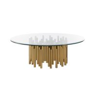 Rubell Salontafel Messing