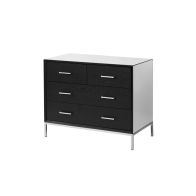 Trio Black Chest of Drawers