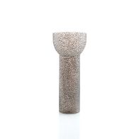 Große Gesprenkelte Glasvase