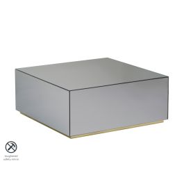 Hallie Smoked Mirror Coffee Table