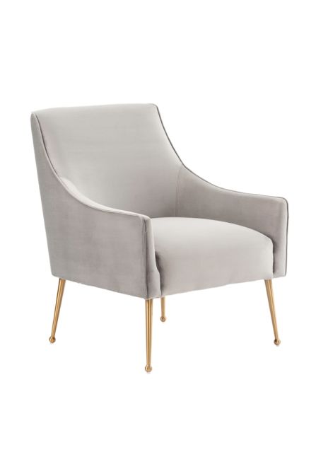 Gold sales brass chair