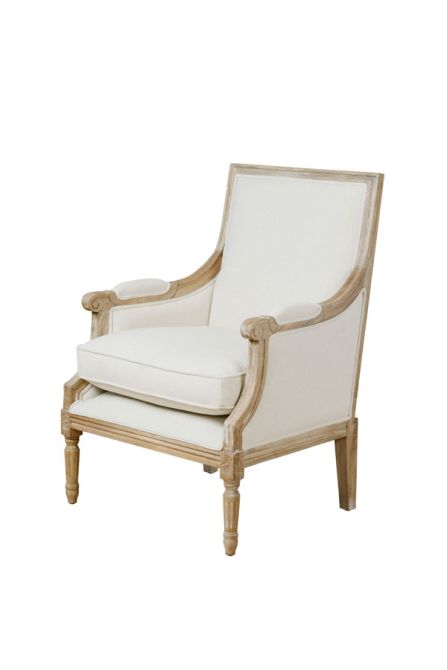 De Troy Limed French Armchair - Image #0