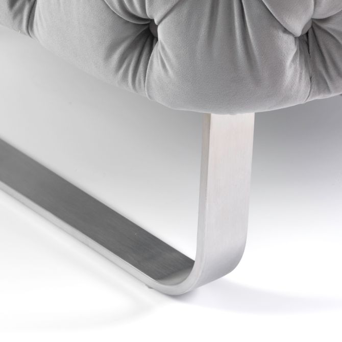 Grosvenor Armsessel - Taubengrau - Silber-view6