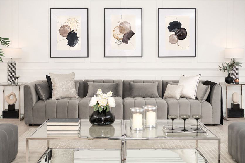 Essen Canapé 4 places - Gris colombe-view2