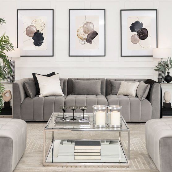 Essen Divano a tre posti - Grigio tortora-view2