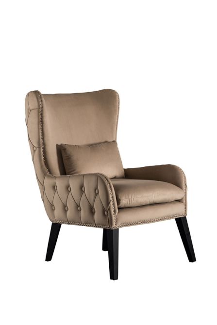 Margonia Fauteuil - Taupe - Beeld #0