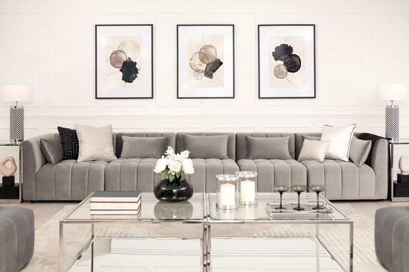 Essen 5-zitsbank Duif Grijs-view2