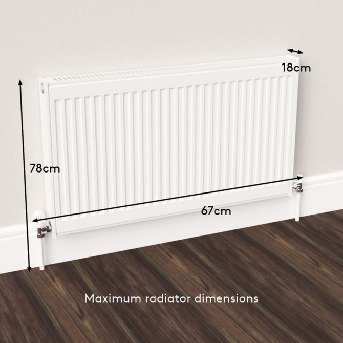 Antoinette Small Mirrored Radiator Cover-view3